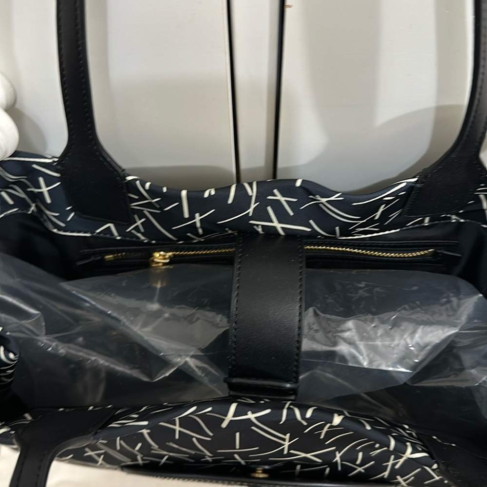 Tory Burch Ella printed tote (Black matchsticks) - Picture 4 of 13